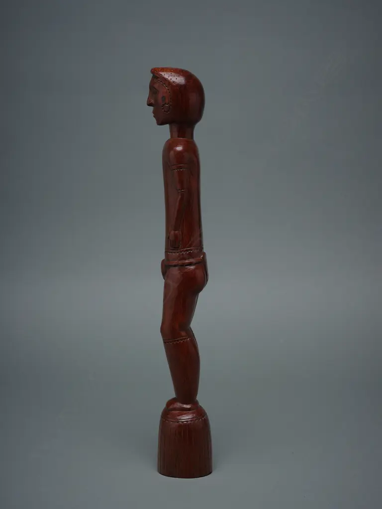 African wooden male figure, Image 1++